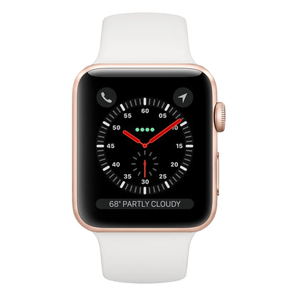 Apple Watch Series 3 Aluminum 42mm GPS+Cellulare Oro Molto Buono